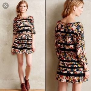 Holding Horses by Anthropologie Floral Print Mini Dress
